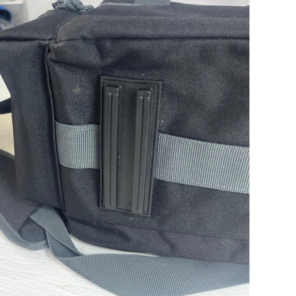 Canon Camera Bag Unisex OS Black Canvas Messenger Shoulder Strap Padded - Picture 6 of 10